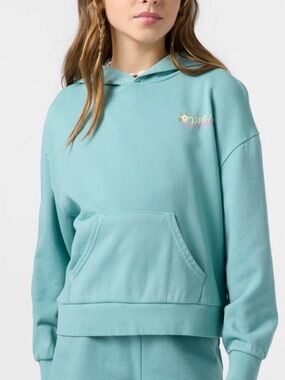 O'Neill Aqua Pullover Hoodie with Script Accent